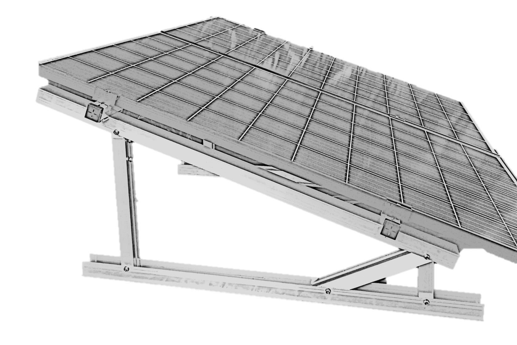 Balkonkraftwerk Flachdach