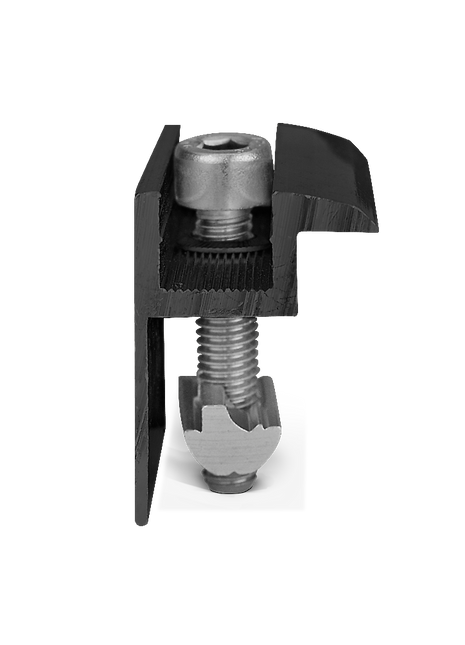 Endklemme mit M8 Zylinderkopfschraube & Nutenstein
