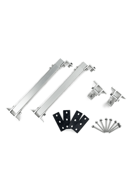 Fassadenbefestigung Solar Komplettset ein Modul