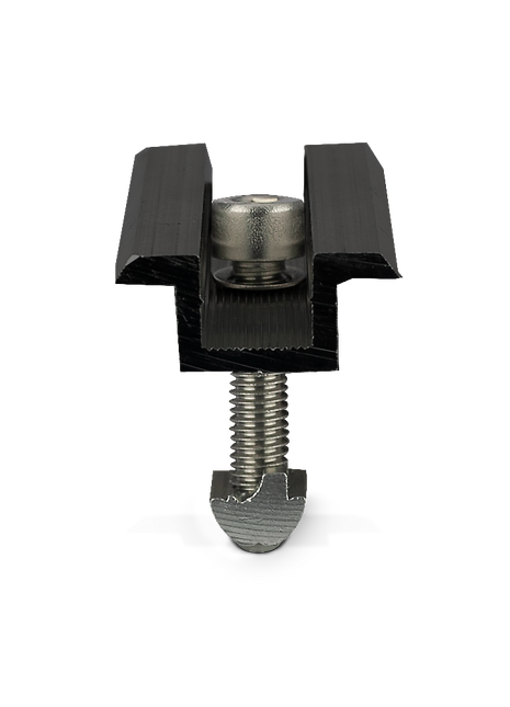 Mittelklemme mit M8 Zylinderkopfschraube & Nutenstein