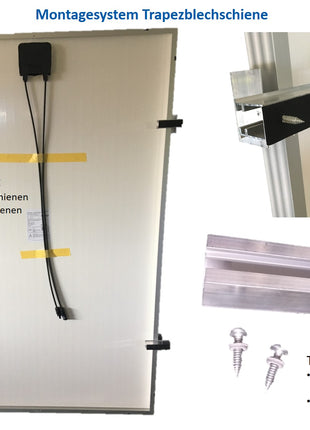 Mounting foot trapezoidal sheet plus